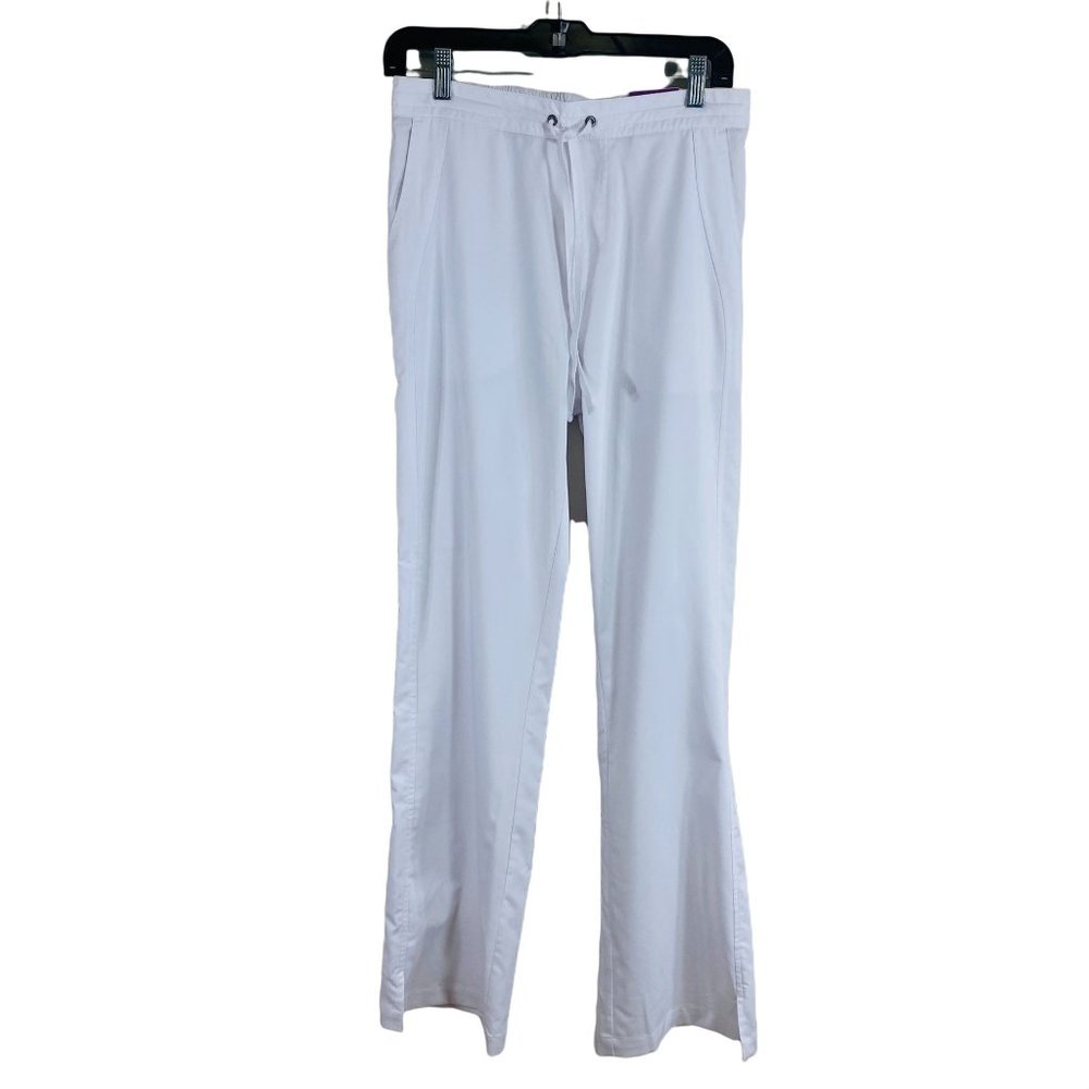 Healing Hands Purple Label  Women's Modern Fit Scrub Pants White Size Small Tall